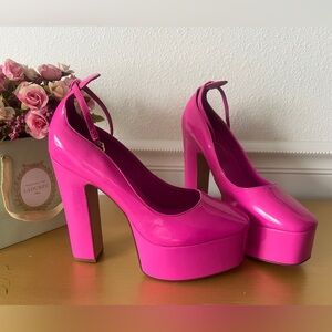 Hot Pink Super High Heels - never worn
